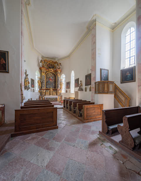 Gemeinde Niederbergkirchen Landkreis Mühldorf Oberhofen Nikolauskirche (Dirschl Johann) Deutschland MÜ